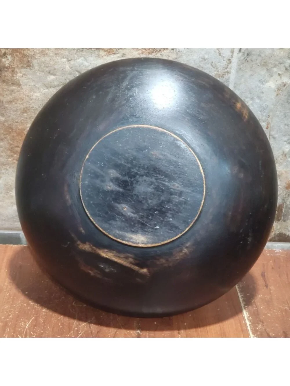 7 Piece Mahogany Wooden Salad Serving Bowl Set